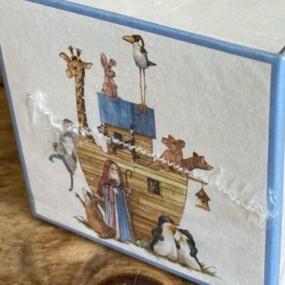 NEW Vintage Carolyn Shores Wright Noah’s Ark Note Cube 600 sheets sealed 3.25” - Picture 1 of 7